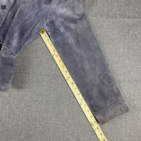 Vintage Brandon Thomas Lavender Purple Suede Leather Jacket Women Western Size M - Picture 5 of 11